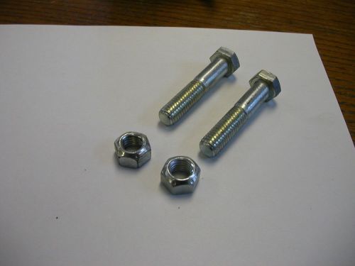 Hex Head Cap Screw Bolt 1/2-13 x 2-1/2&#034; with nuts (Package of 2)