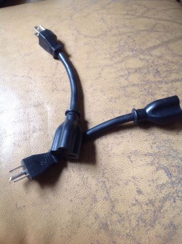 Well Shin Power Adapter Cord 8&#034; Long, 15 Amp To 20 Amp