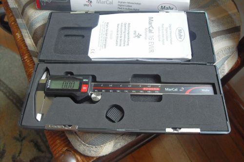 Marcal 6&#034; 150mm roller govt. type digital caliper/hard padded case &amp; info #246 for sale
