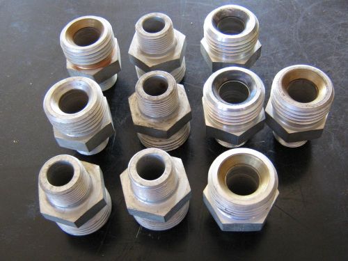 Lot of 10 GJ50 Fittings Male Spud Air Hammer Couplings DIXON