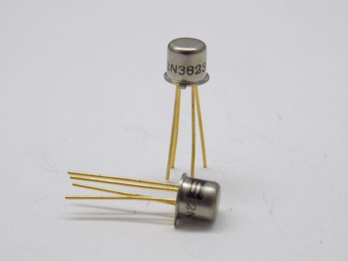 1x Signetics 2N3823 N-Channel Si Small Signal JFET HF Amplifier 30V Gold pin