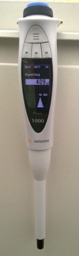 Sartorius picus single channel electronic pipette, 50-1000ul, 13020640 for sale