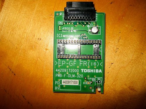 Toshiba Jig Board PWB-F-DLM-320  44209172000 for firmware loading to copiers