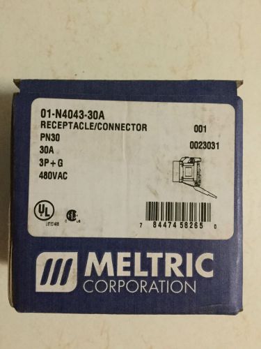 MELTRIC 01-N4043 Receptacle/Connector Female 30AMP *NEW IN BOX*
