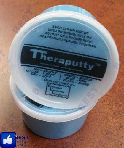THERAPUTTY RESISTIVE HAND EXERCISE MATERIAL, COLOR BLUE - FIRM, 16 OZ/ 1 LB