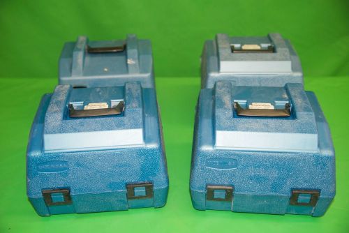 Lot of 4 Dental Articulator Blue Plastic Cases Super Nice Condition Take A L@@K!