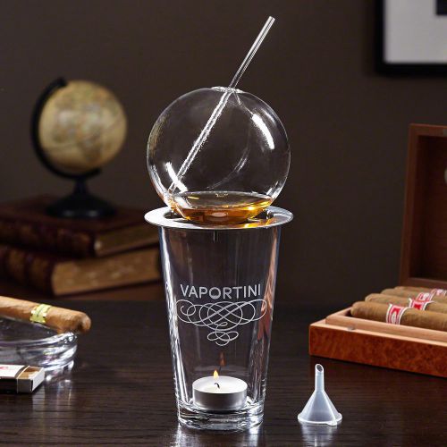 Vaportini Complete Kit Alcohol Vaporizer Spirit Deluxe Set Inhaler Vape, Clear
