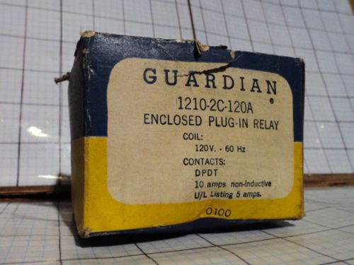 vintage GUARDIAN Electric A410-362137-40 AC Relay A41036213745 120V 5A