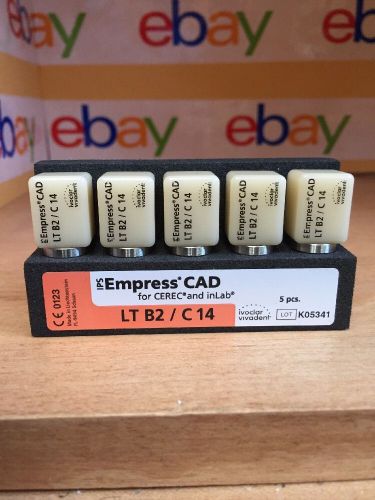 IPS Empress For Cerec-5 Blocks Total-2 Notch-Shade LT B2 C14