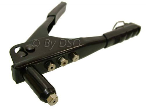 Hand rivet gun with 4 rivet nozzles and 75 rivets rv001 for sale