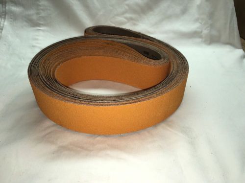 2&#034;x72&#034; Sanding Belts 50 Grit NEW Premium Yellow Ceramic (5pcs)