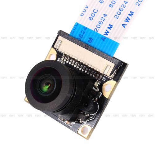 Hd 1080p camera module board 5mp wide angle fish eye lense for raspberry pi a/b for sale