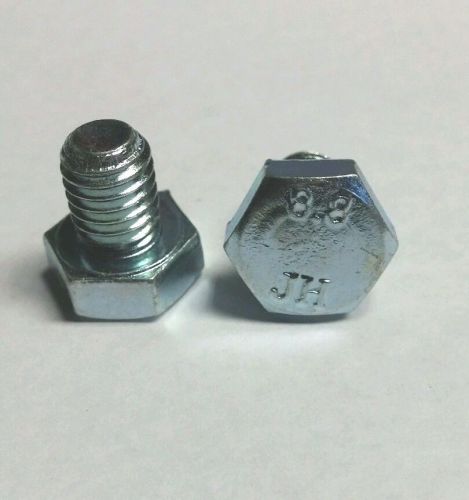 M8 x 1.25 x 20 mm (ft) coarse class 8.8 hex cap screw (bolt) zinc plated pk 100 for sale