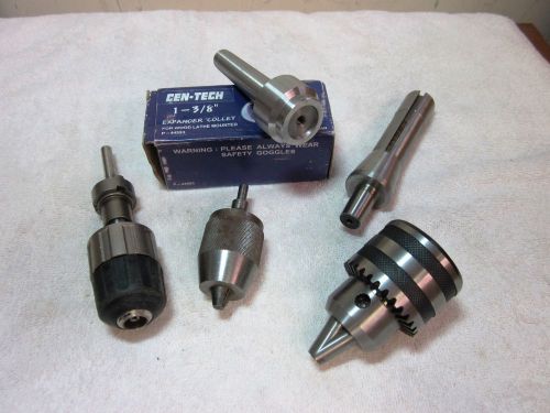 Lathe, Mill, Machinist JT33 1-13mm Drill Chuck Plus others lot8