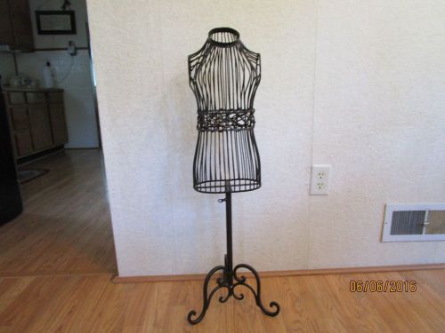 Decorative Metal Dress Form- 35 1/2&#034; Tall