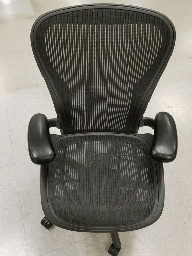 Herman Miller Aeron Size C- Black w/o lumbar