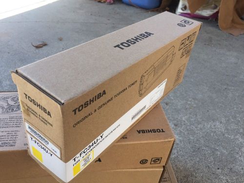 Toshiba Original &amp; Genuine Toner T-FC34U-Y Yellow