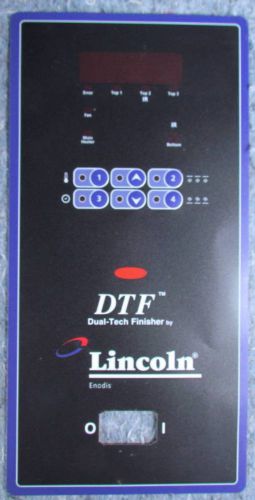 LINCOLN IMPINGER 370573 CONTROL BOARD OVERLAY 1960 1961 DTF PIZZA OVEN PARTS