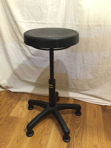 Perch Polyurethane Work Stool 20&#034; - 28&#034; - very strong, tall