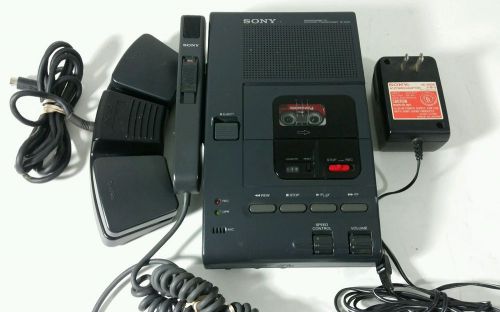 Sony m-2020 microcassette dictator transcriber fs-25 hu-25 ac-930a for sale