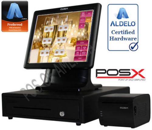 Aldelo 2013 pro pos-x nightclub bar restaurant all-in-one complete pos system for sale