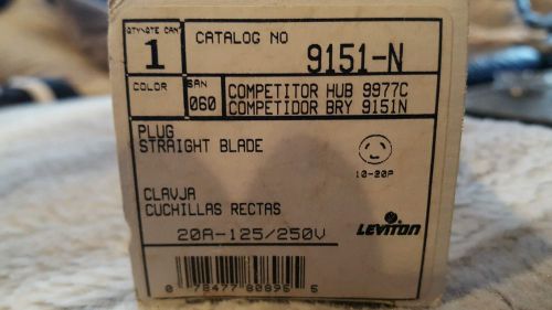 LEVITON   9151-N   PLUG