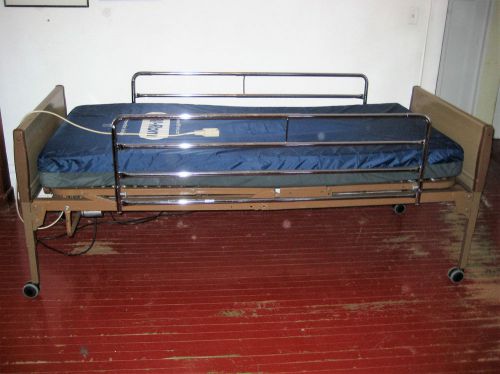 Invacare Model 5301 IVC Fully Electric Bed full length rails &amp; NP50 Mattress