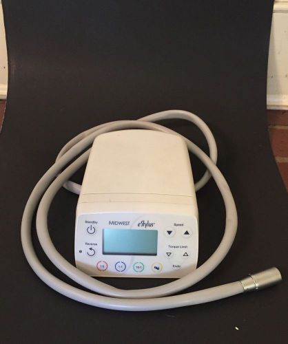 Midwest estylus electric motor system from dentsply with 3 handpiece included for sale