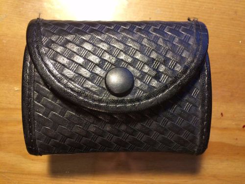Sidekick by michaels of oregon flat glove belt wallet pouch basketweave black for sale