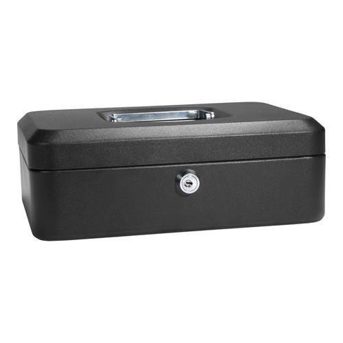 Barska 10&#034; cash box with key lock, black #cb11832 for sale