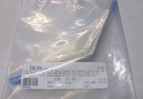 Valex 316L Sanitary Elbow fitting OD: .25&#034;  45°