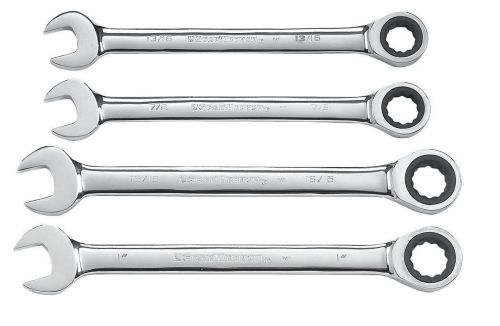 4-piece kit sae combination wrench set ratcheting hand tool car mechanics repair for sale