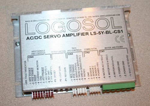 LOGOSOL / LS-5Y-BL-CS1 / AC DC Servo Amplifier