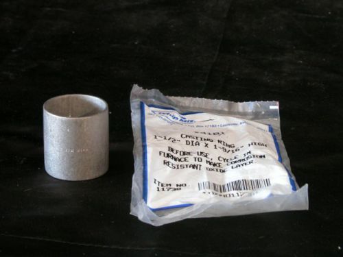 New Whip Mix 4181 1.50&#034; D x 1 9/16&#034; L Casting Flask Ring Bulk Packaging