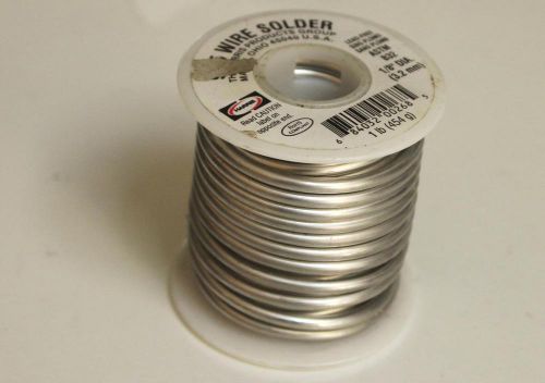 Harris 95/5 wire solder 1/8&#034; dia. 1lbs astm b32 new for sale