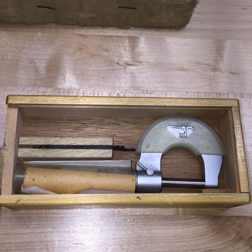 NSK  0-1&#034;  Outside Micrometer 0.001&#034;  AA02-I MADE IN JAPAN Original Box Included
