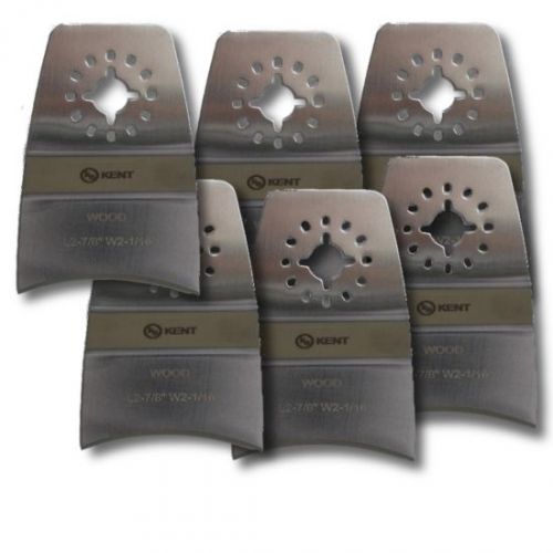 KENT 6 Concave Stainless Blades Compatible with Most Brands, Arbor Hole Type STR