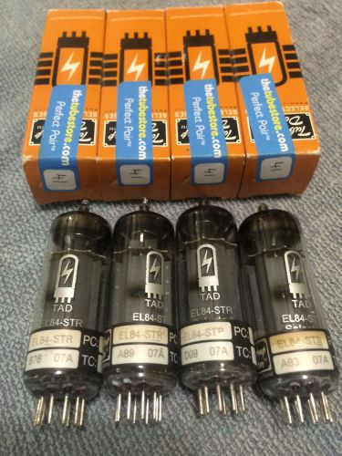 Quartet Of TAD EL84 Tubes ( Matched Set ) ( Excellent )