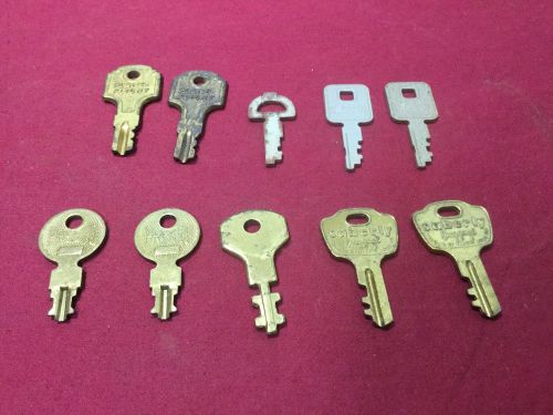 Presto Luggage Pre-cut Keys, 125, 154, 384, 1231 &amp; PK75, Set of 10 - Locksmith