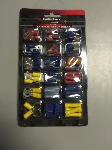 New RadioShack 64-3098 Insulated terminal 81 piece assortment