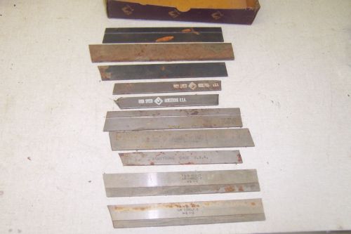 Parting blade stock armstrong,P&amp;W large assortment