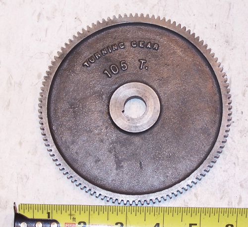 ORIGINAL 105 TOOTH SOUTH BEND 9&#034; LATHE TURNING GEAR