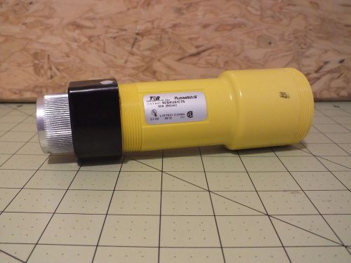 Thomas &amp; betts russellstoll 9c54u2/c75 50 amp 250 volt line connector new in box for sale