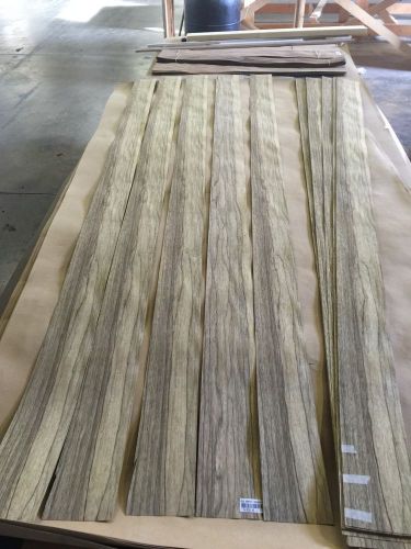 Wood veneer black limba 5x96 18pcs total raw veneer  &#034;exotic&#034; bl.s1 12-17-15 for sale