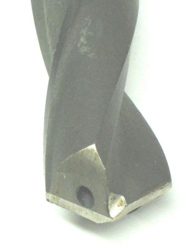 27/32&#034; Coolant Fed Feeding Drill bit 8&#034; Long Split Point Tip Straight shank