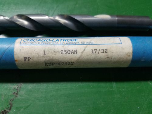 CHICAGO-LATROBE 250AN HIGH SPEED STEEL DRILL 17/32&#039;&#039;