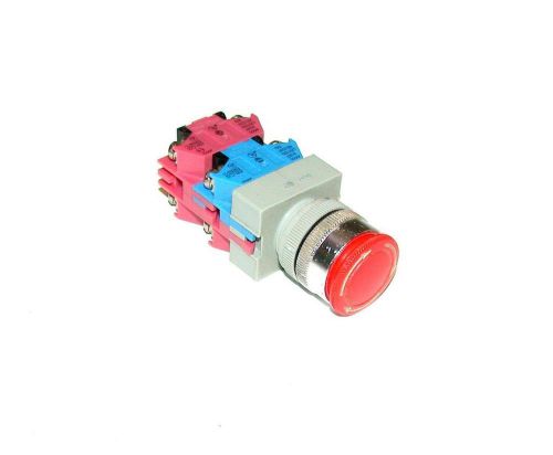Idec izumi  41-10650  maintained push twist release red  e-stop pushbutton for sale