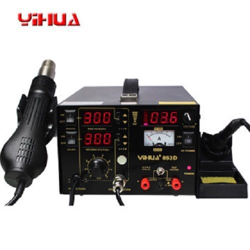 Soldering station yh-853d 220v 800w rework yh 853d yihua antistatic iron solder for sale