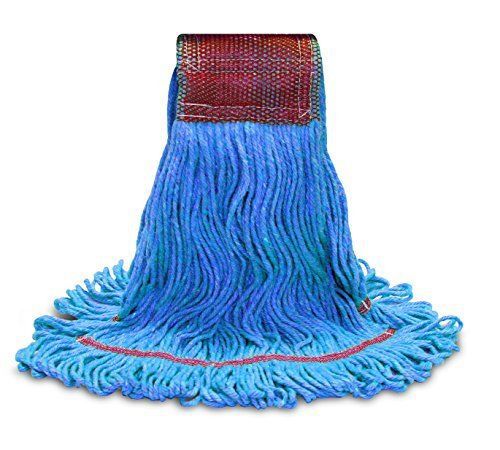 OCedar Commercial 97293 MaxiClean Shrinkless Loop-End Mop, Large, Blue Pack of