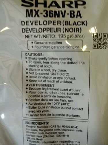 Sharp MX36NVBA Black Developer (CASE OF 10)